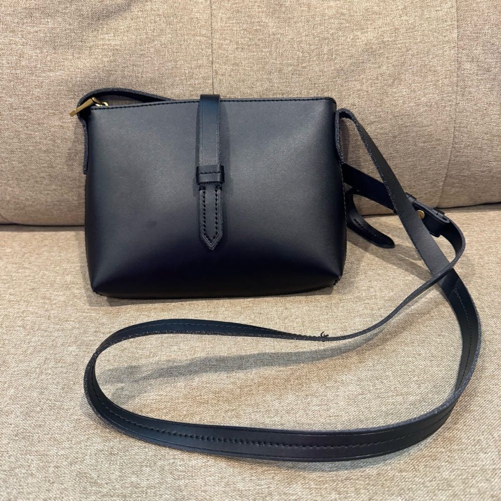 J. Crew Parker Black Crossbody Bag